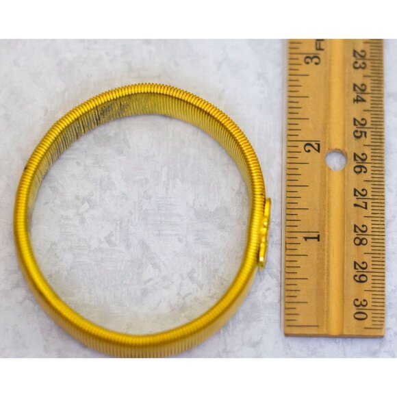 Vintage Gold Tone Butterfly Art Nouveau Forest Fairy Chain Link Bracelet - CQ1 - Picture 3 of 3